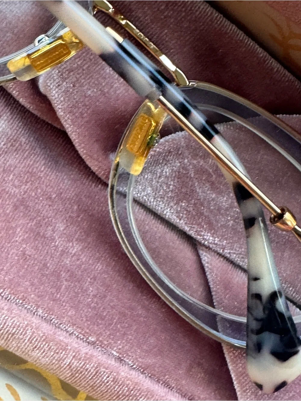 Miu Miu VMU52N Cat Eye Eyeglasses Pastel Purple / Gold Italy Full Set Case